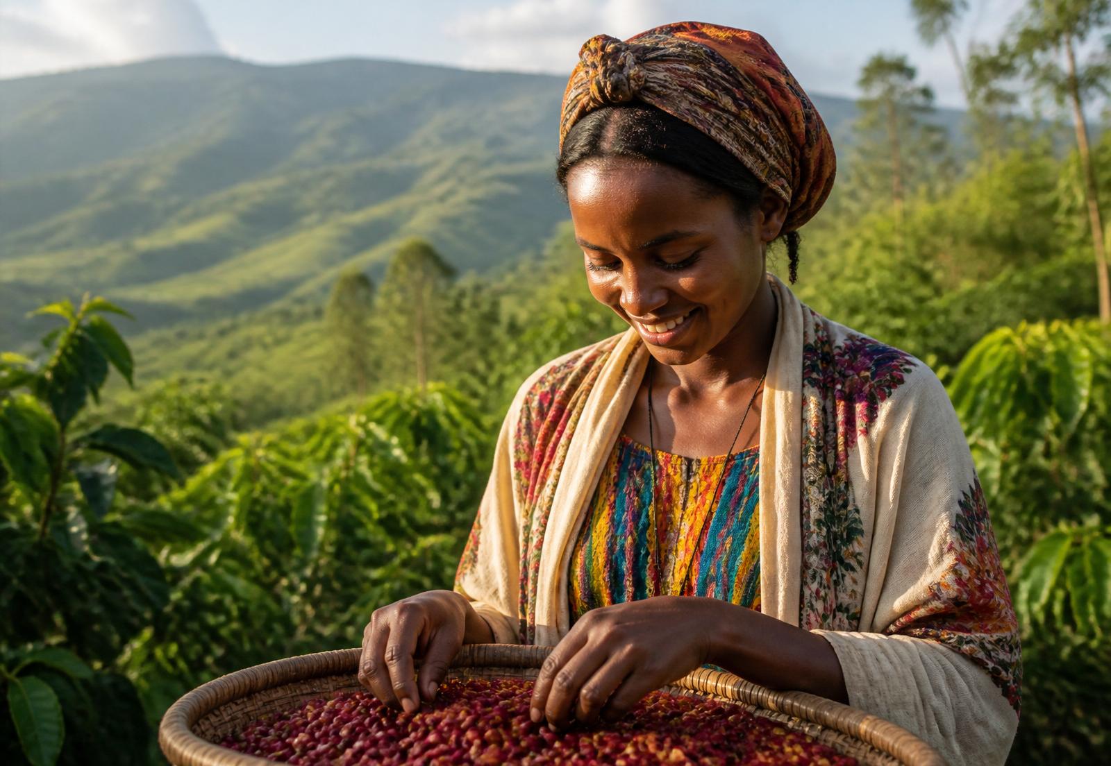 Ethiopian coffee origin story – the source of Giving Coffee beans